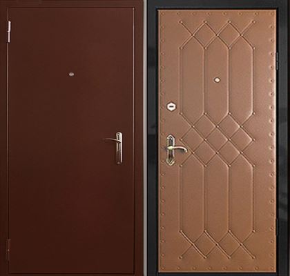 Дверь антик+винилкожа ВК-1252